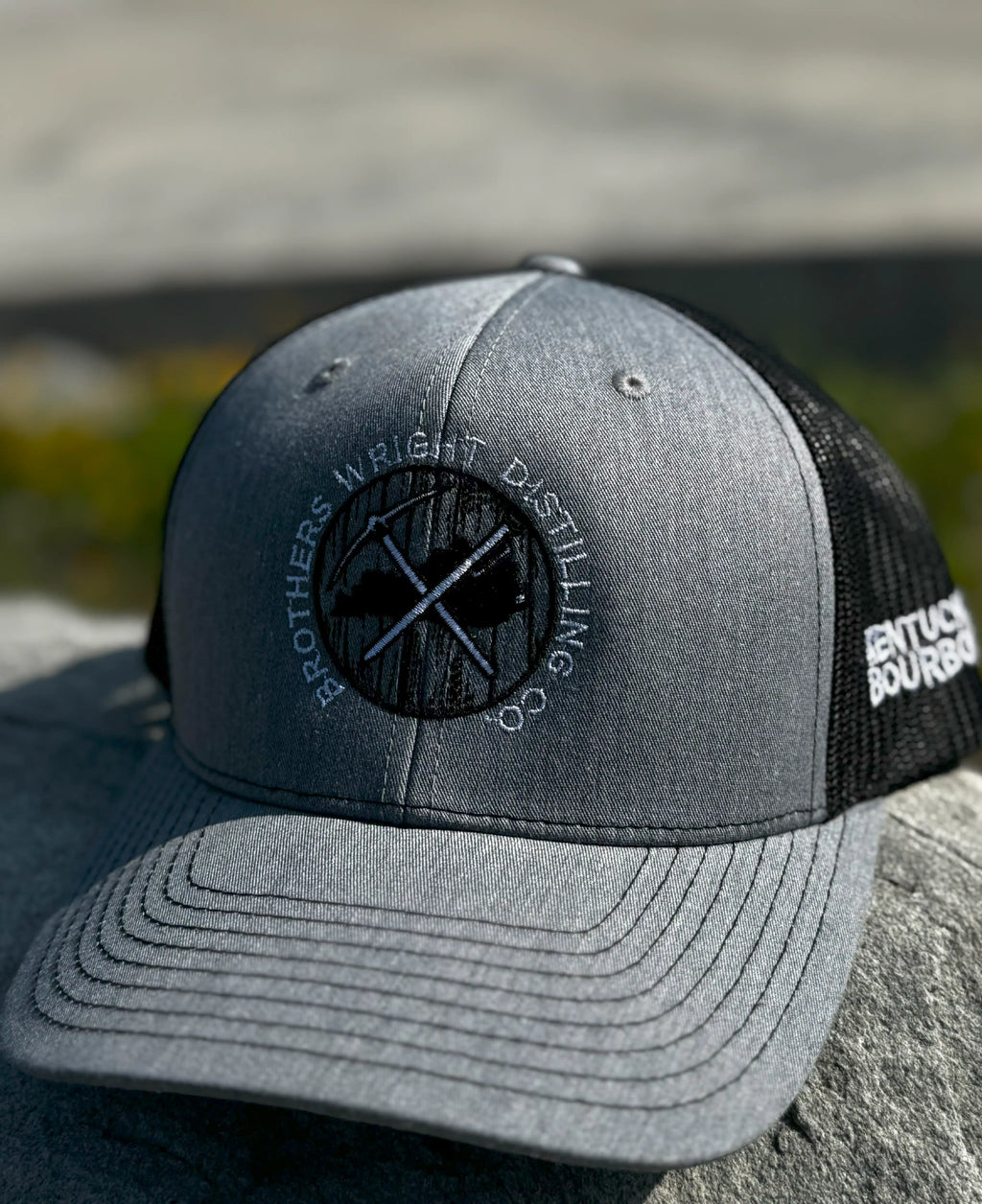 BWDC - Heather Grey/Black Embroidered Richardson Hat