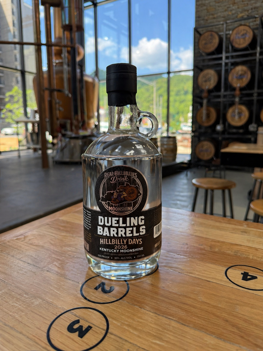 Brothers Wright Dueling Barrels Hillbilly Days Moonshine 750 mL
