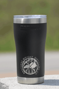 Brothers Wright Distilling Co. 20 oz Mammoth Rover Tumbler Black Circle Logo